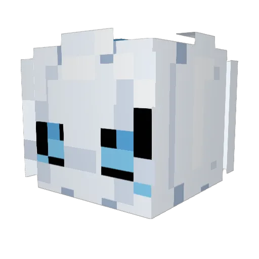 mrmrspigeon Minecraft avatar head, 3D render