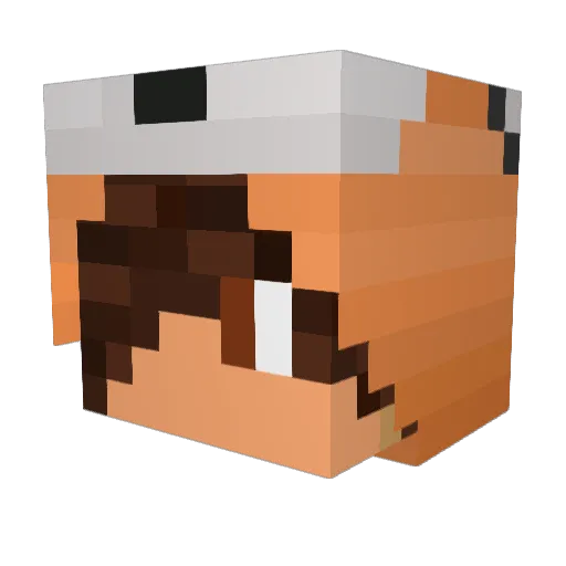 mrmuppett07 Minecraft avatar head, 3D render