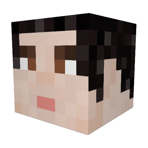 mrostentatious Minecraft avatar head, 3D render
