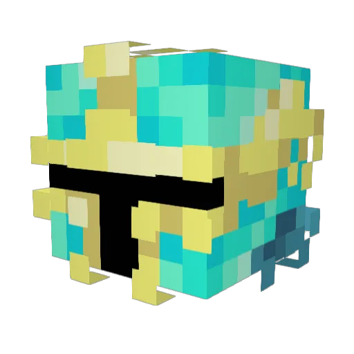 mrot1238 Minecraft avatar head, 3D render
