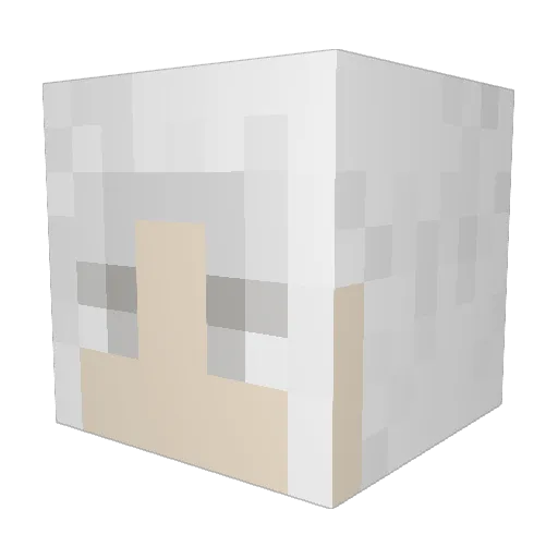 mrp445 Minecraft avatar head, 3D render