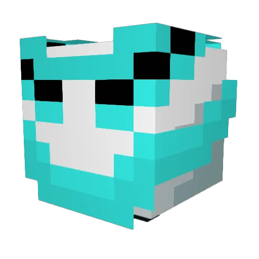 mrpatchy350 Minecraft avatar head, 3D render