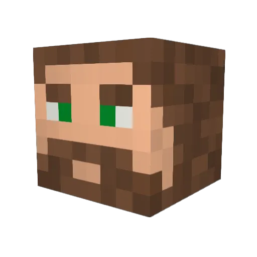 mrphantom23 Minecraft avatar head, 3D render