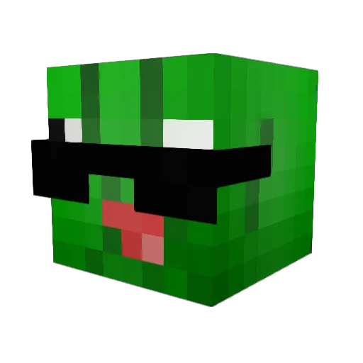 mrpicklehimer17 Minecraft avatar head, 3D render
