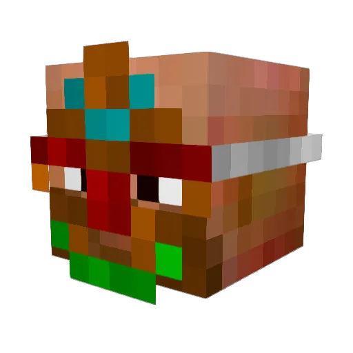 mrpistachio Minecraft avatar head, 3D render