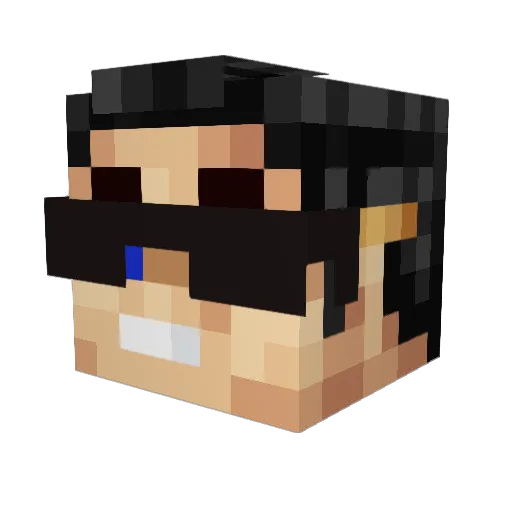 mrpwnedusir1 Minecraft avatar head, 3D render