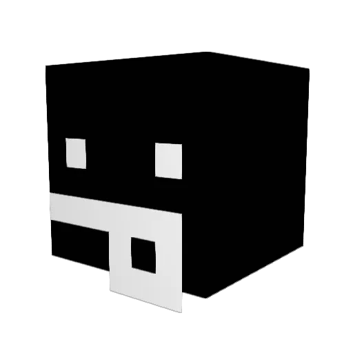 mrrandomperson Minecraft avatar head, 3D render