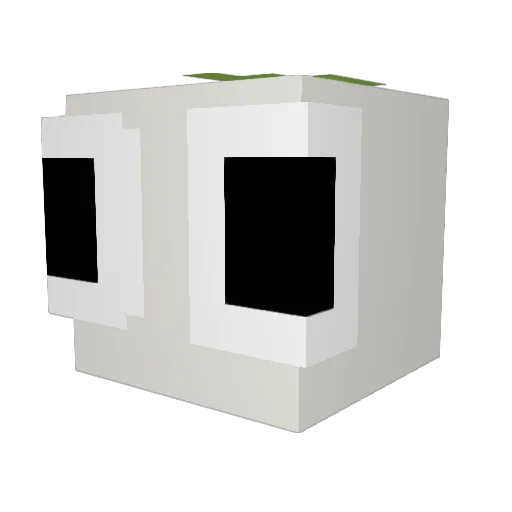 mrs_enzo0 Minecraft avatar head, 3D render
