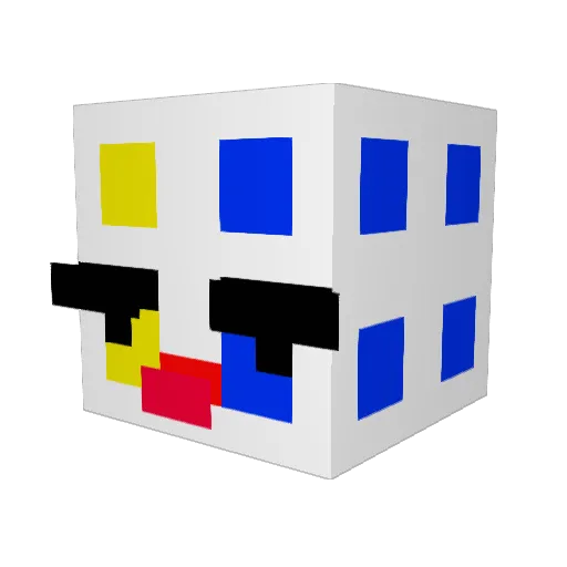 mrs_twister2000 Minecraft avatar head, 3D render