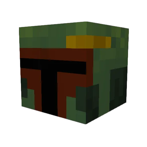 mrsamsa Minecraft avatar head, 3D render