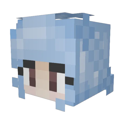 mrsarepo Minecraft avatar head, 3D render