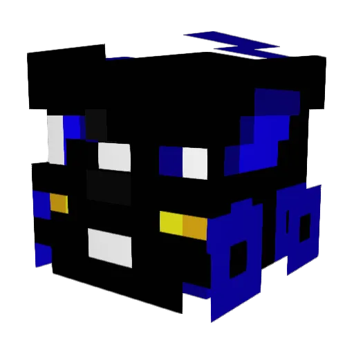 mrschlimschlam Minecraft avatar head, 3D render