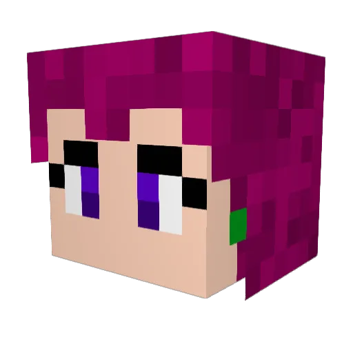 mrsdrdeath09 Minecraft avatar head, 3D render
