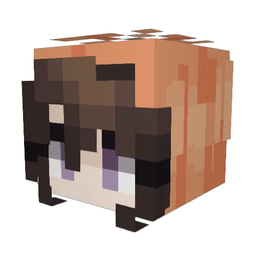 mrsfieldscookies Minecraft avatar head, 3D render