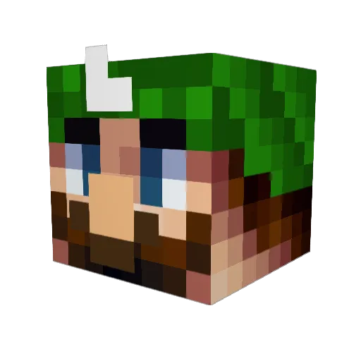 mrsharphero Minecraft avatar head, 3D render