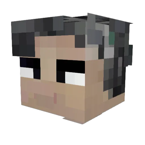 mrshopa5 Minecraft avatar head, 3D render