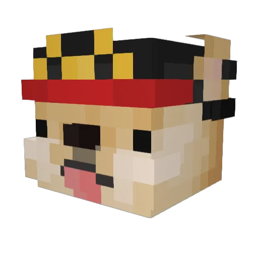 mrsmileyguy69 Minecraft avatar head, 3D render