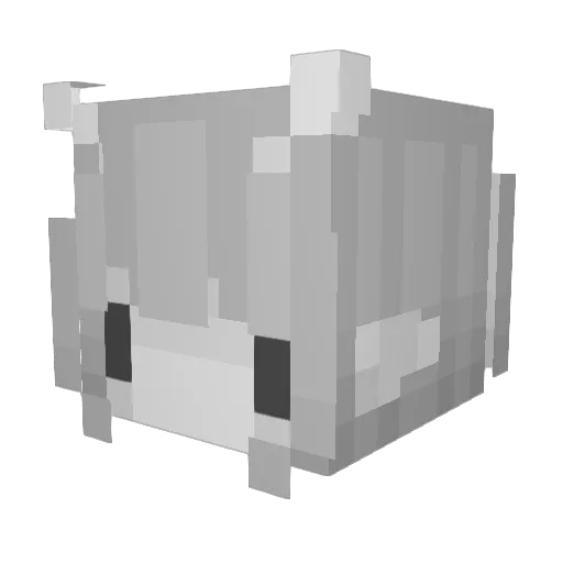 mrspotvin48 Minecraft avatar head, 3D render