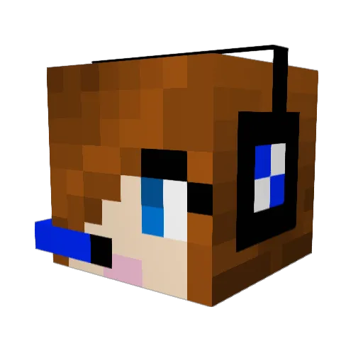 mrsuknow Minecraft avatar head, 3D render