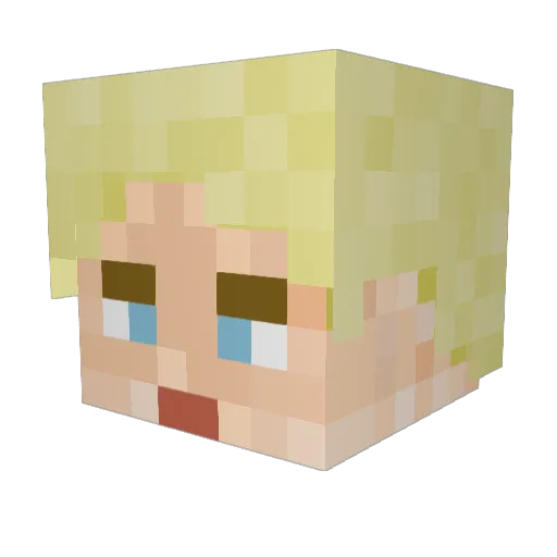 mrswag21 Minecraft avatar head, 3D render
