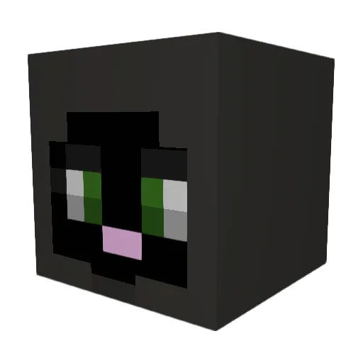 mrthethatone Minecraft avatar head, 3D render