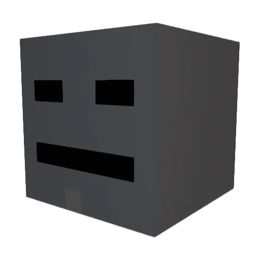 mrtinman Minecraft avatar head, 3D render