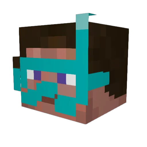 mrtoad3344 Minecraft avatar head, 3D render