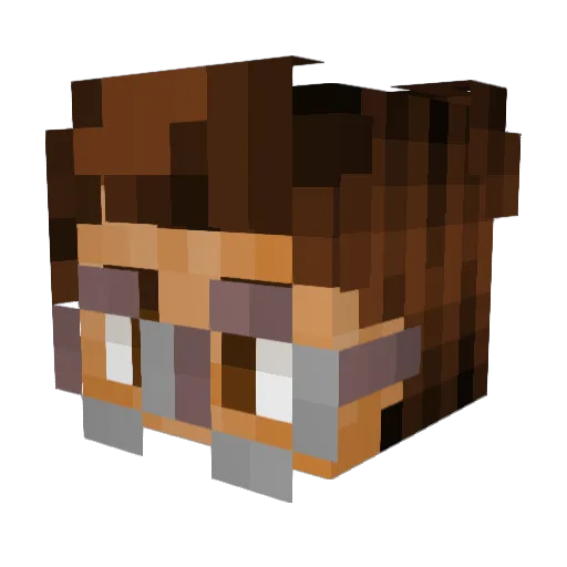 mrtommoboythe1 Minecraft avatar head, 3D render