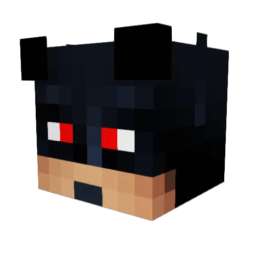 mrtouren Minecraft avatar head, 3D render