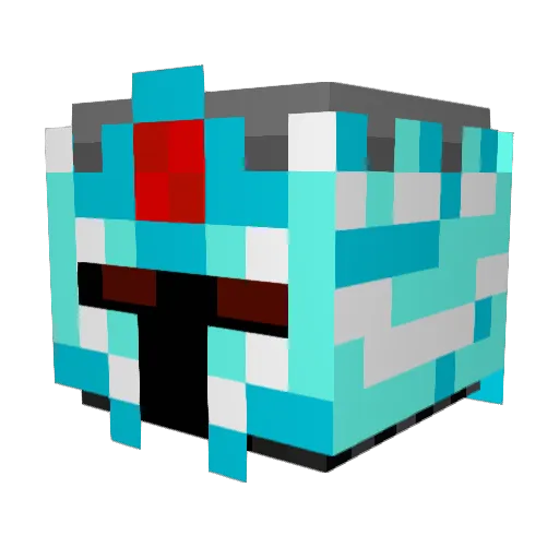 mrtrollfacemini Minecraft avatar head, 3D render