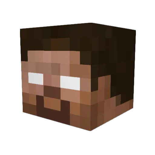 mrvipe96 Minecraft avatar head, 3D render