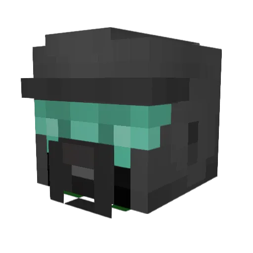 mrwaffle208 Minecraft avatar head, 3D render