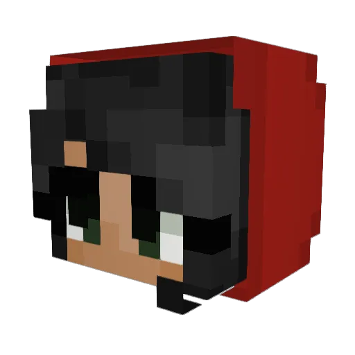 mrworldwide1 Minecraft avatar head, 3D render