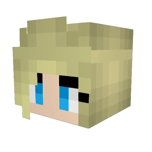 mrxlegendary Minecraft avatar head, 3D render
