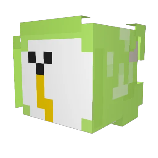 ms213 Minecraft avatar head, 3D render