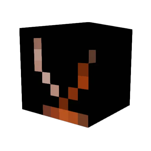 ms7rg Minecraft avatar head, 3D render