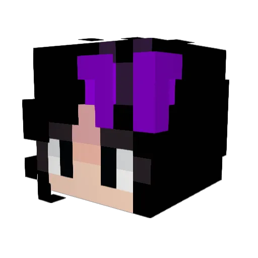 ms8106 Minecraft avatar head, 3D render