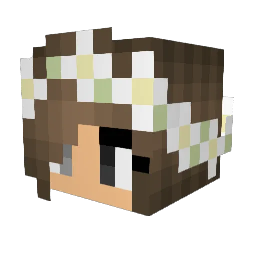 msSofiax Minecraft avatar head, 3D render