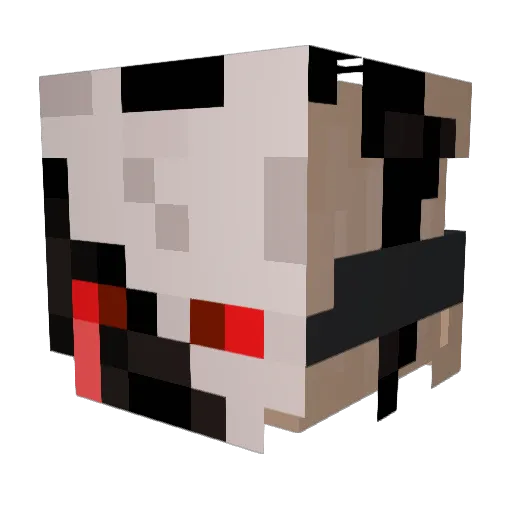 msSunshineee Minecraft avatar head, 3D render