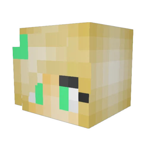 ms_sweetiepie Minecraft avatar head, 3D render