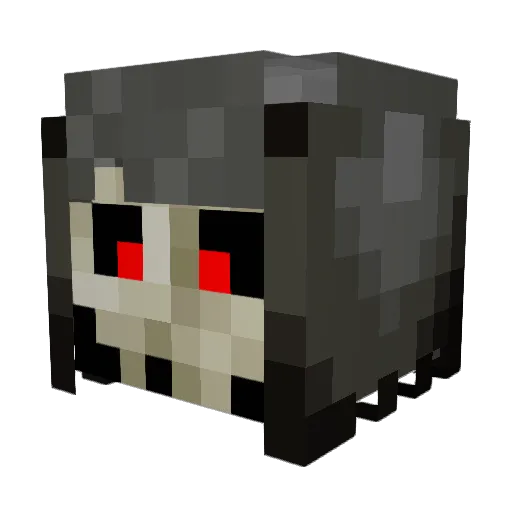 ms_west Minecraft avatar head, 3D render