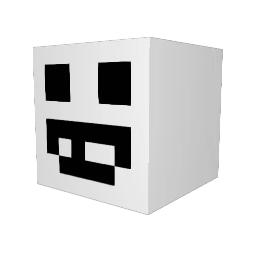 msaadi Minecraft avatar head, 3D render