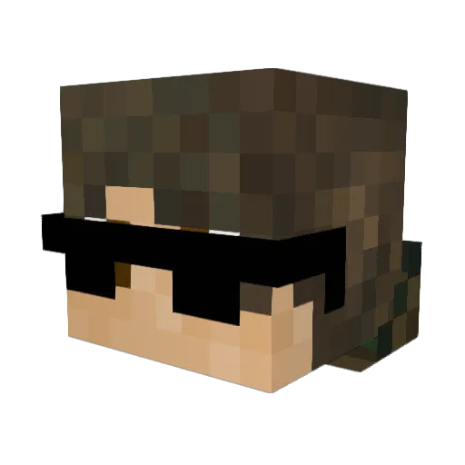 msaw98 Minecraft avatar head, 3D render