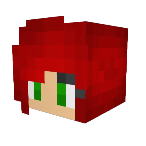 msb0x Minecraft avatar head, 3D render
