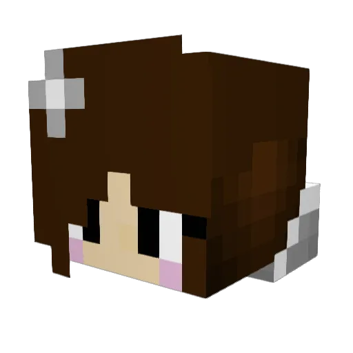mscandy1210 Minecraft avatar head, 3D render