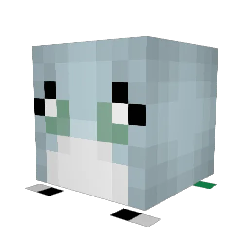 msdolphine Minecraft avatar head, 3D render