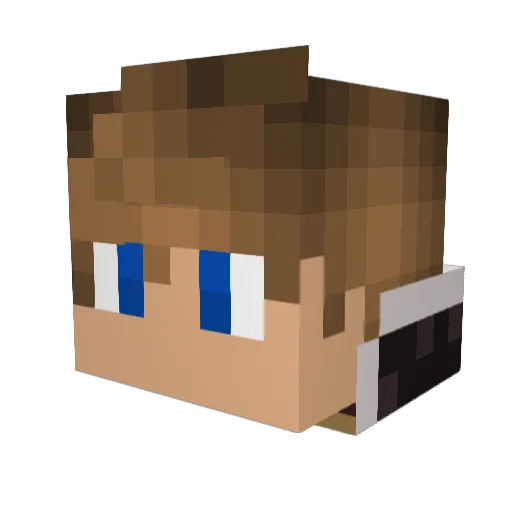msg150164 Minecraft avatar head, 3D render