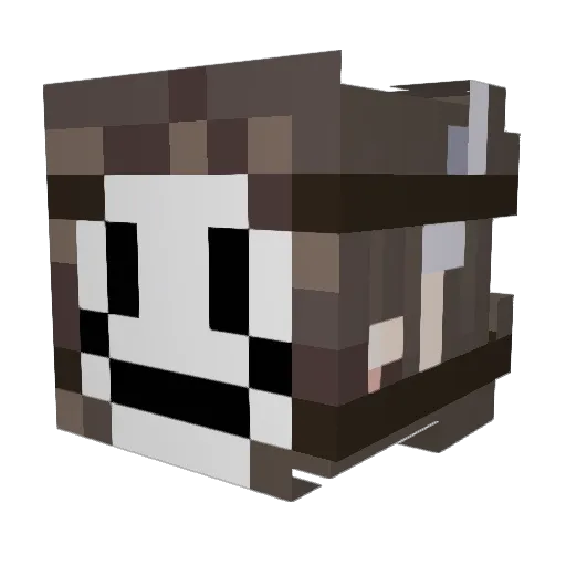msgirl77 Minecraft avatar head, 3D render