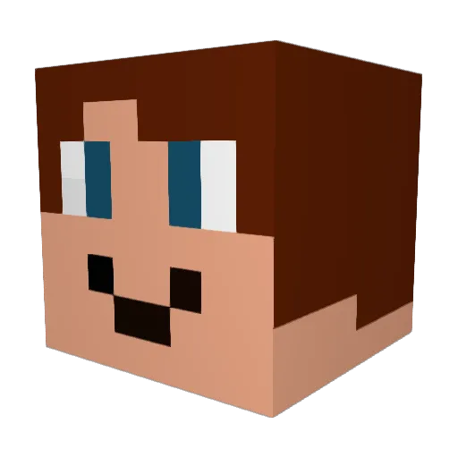 msieudavid Minecraft avatar head, 3D render