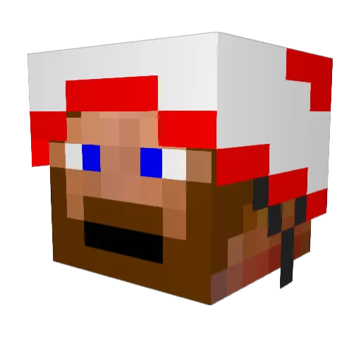 msimard Minecraft avatar head, 3D render